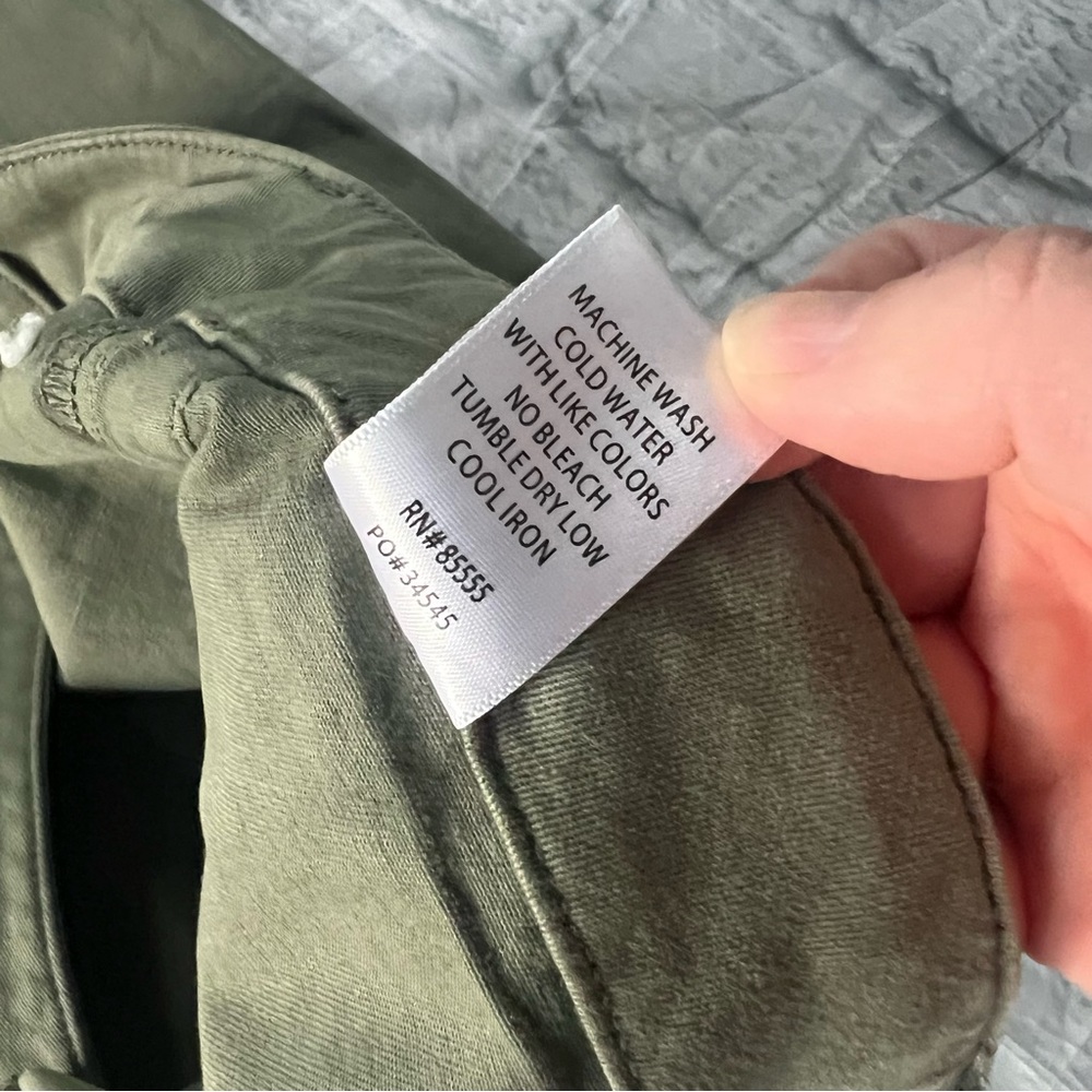 Pistola Nicole Wide Leg High Rise Pant Soft Olive - Picture 5 of 11
